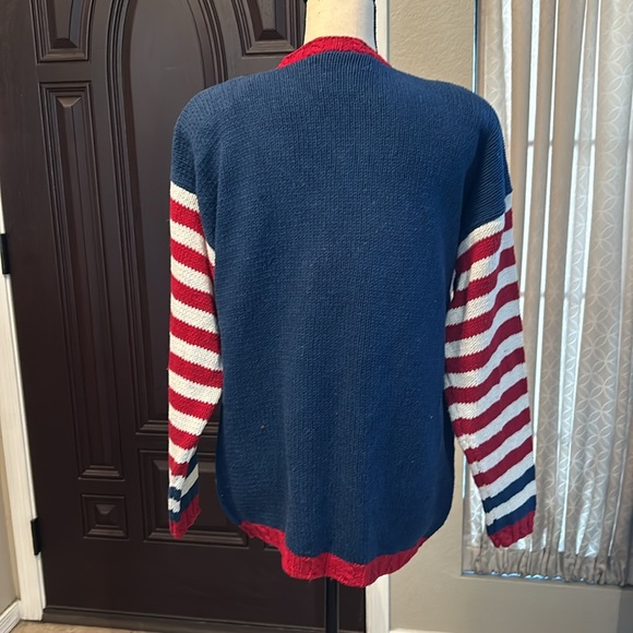 Vintage Casual Corner Limited Addition Hand Knitted American Nautical Cardigan - Picture 6 of 9